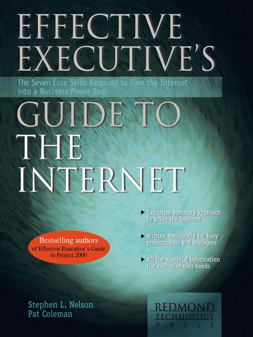Cover image for Effective Executive's Guide to the Internet